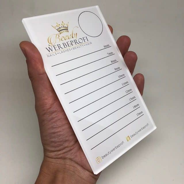 Hochwertige Wimpernplatte / Lashes / Wimpernverlängerung - mit deinem Studiologo - Image 4