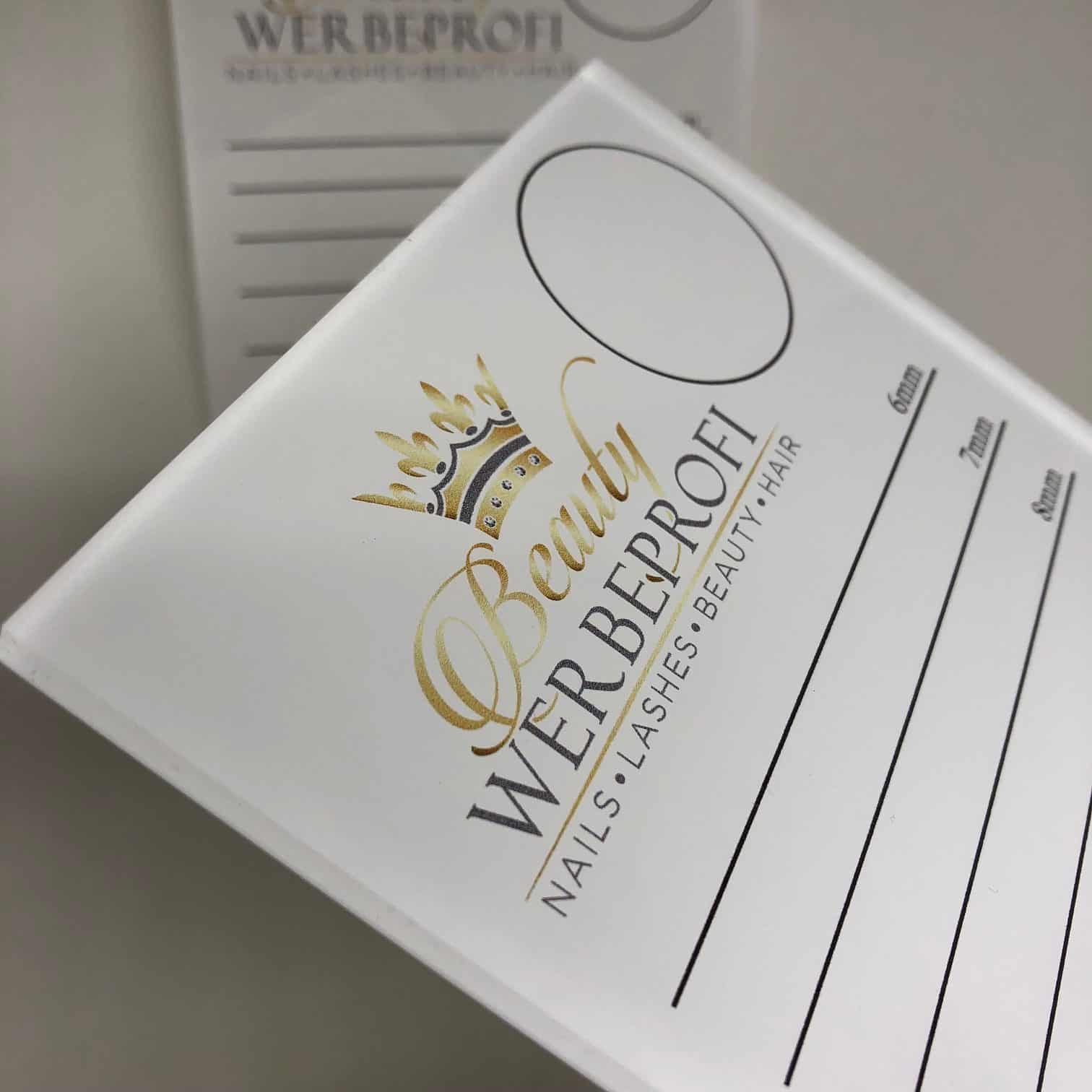 Hochwertige Wimpernplatte / Lashes / Wimpernverlängerung - mit deinem Studiologo - Image 5