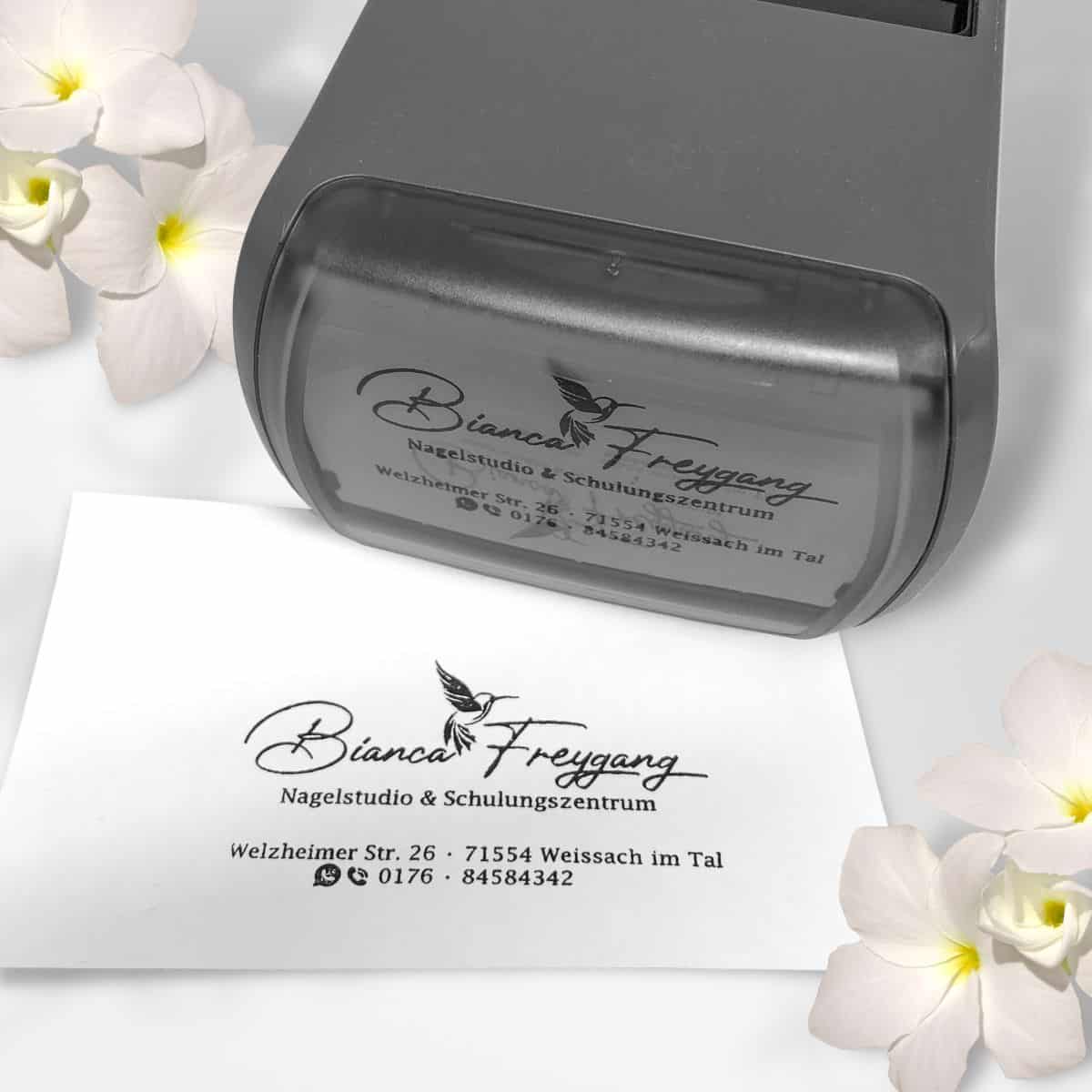 Exklusiver Firmenstempel / Stempel in deinem individuellen Design - Image 3