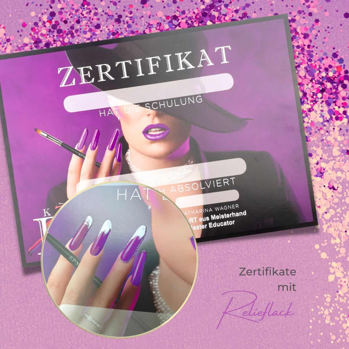 Exklusives Zertifikat / Schulungsurkunde mit Lackdetails / Klarlack - Image 2