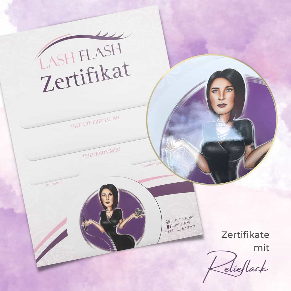 Exklusives Zertifikat / Schulungsurkunde mit Lackdetails / Klarlack - Image 8