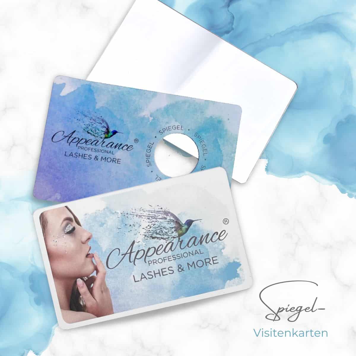 SPIEGEL-Visitenkarte / Taschenspiegel / Spiegelkarte - Image 2