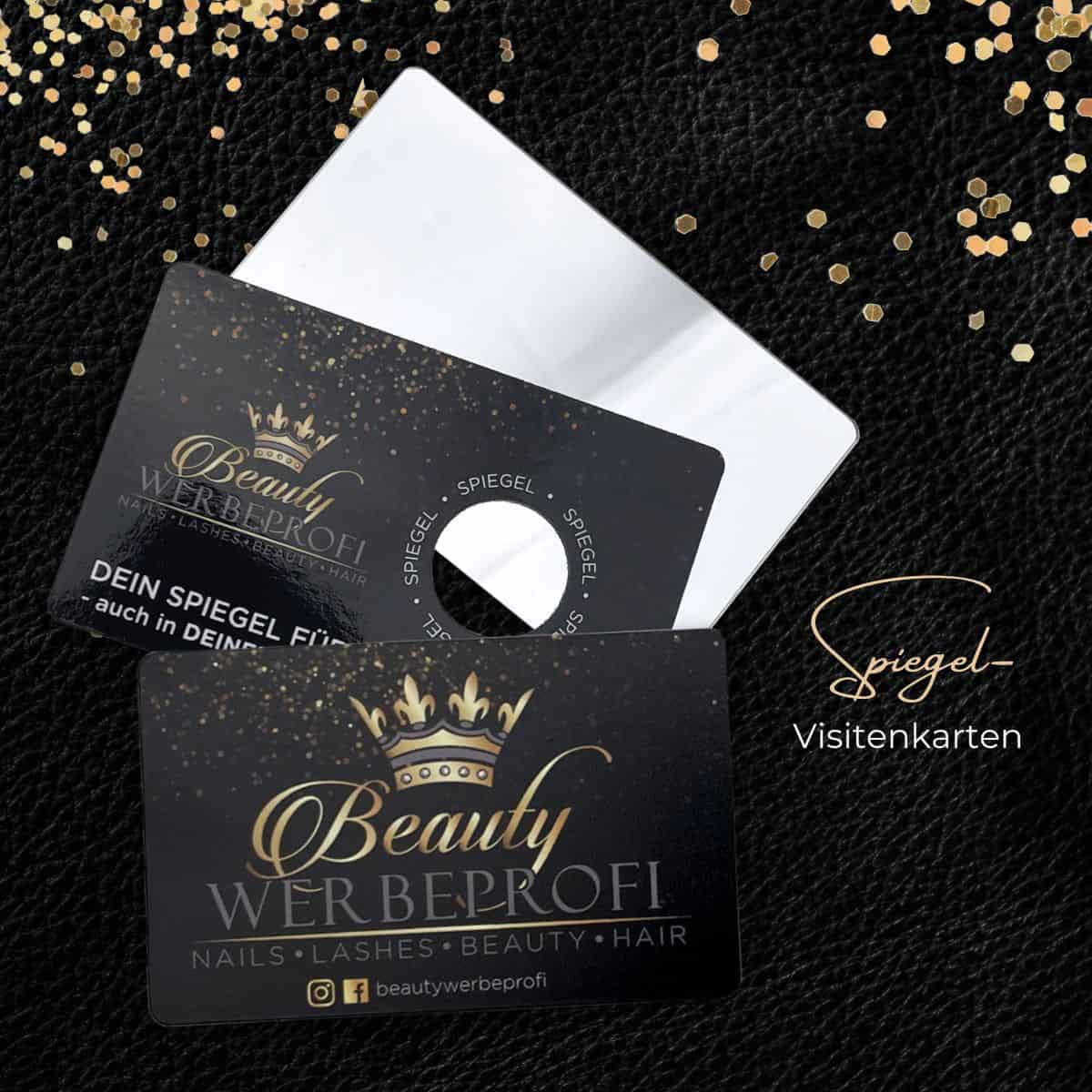 SPIEGEL-Visitenkarte / Taschenspiegel / Spiegelkarte - Image 7