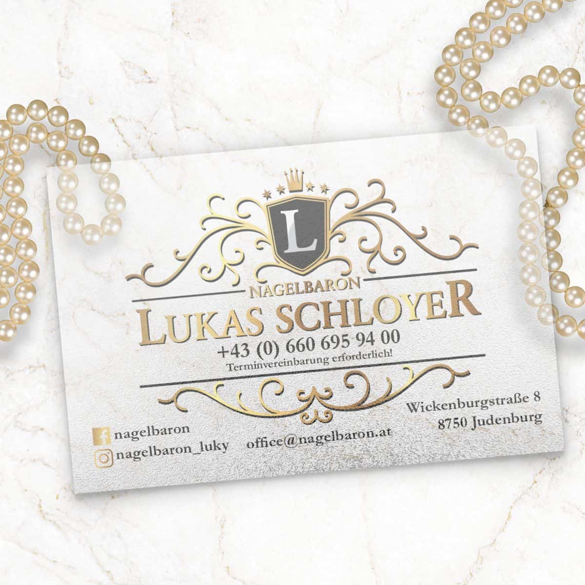 Visitenkarte aus KUNSTSTOFF  / Plastikvisitenkarte - Image 2