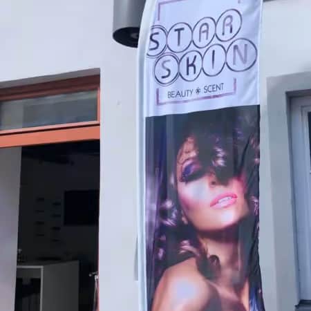 Werbefahne/ Fahne - Aussenwerbung / Mobile Werbung / Beachflag - Image 4