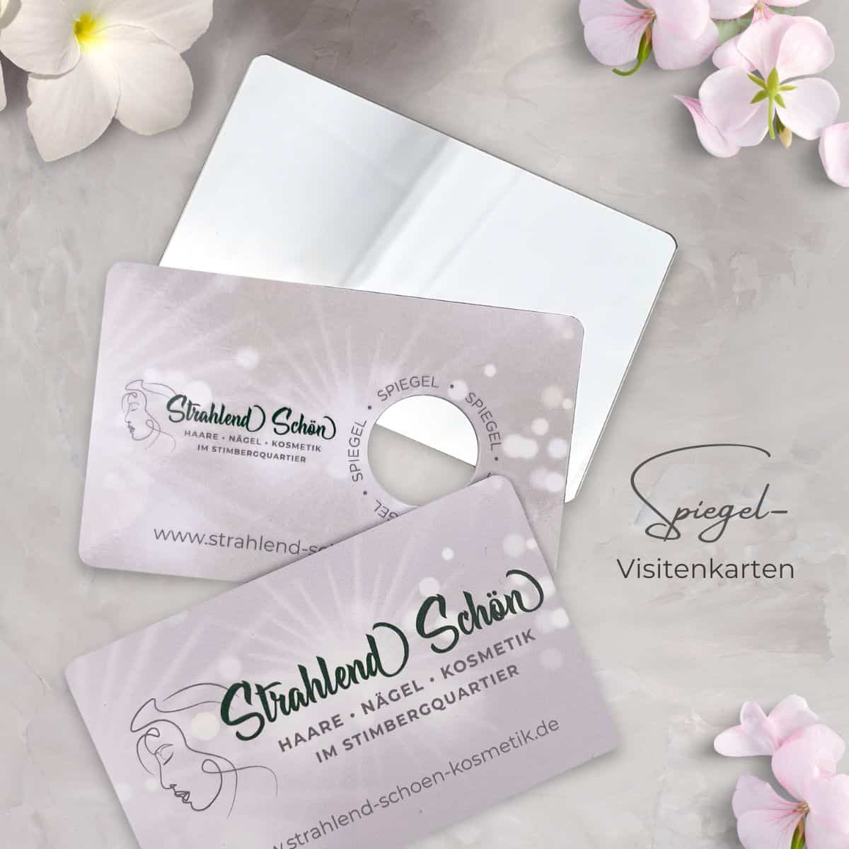 SPIEGEL-Visitenkarte / Taschenspiegel / Spiegelkarte - Image 3