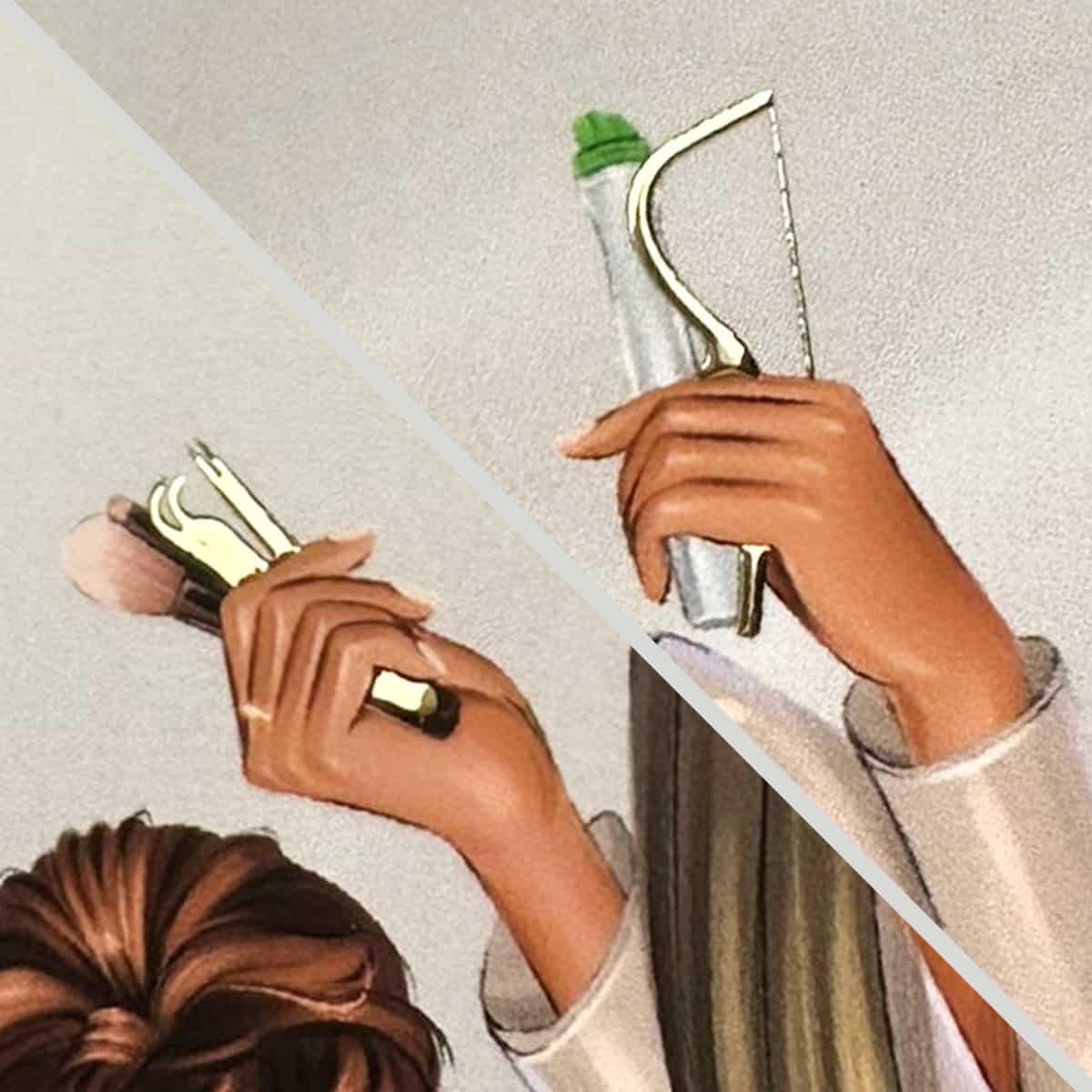 Exklusiver 6-seitiger Flyer / Faltblatt mit flüssigem Gold oder  Silber - Image 21