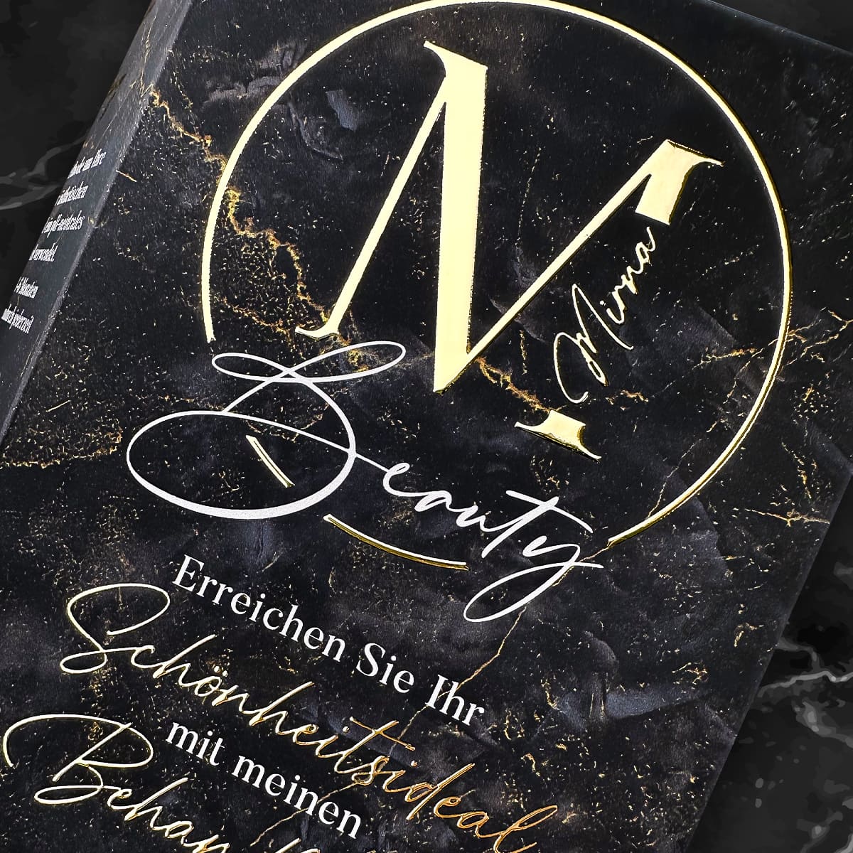 Exklusiver 6-seitiger Flyer / Faltblatt mit flüssigem Gold oder  Silber - Image 4