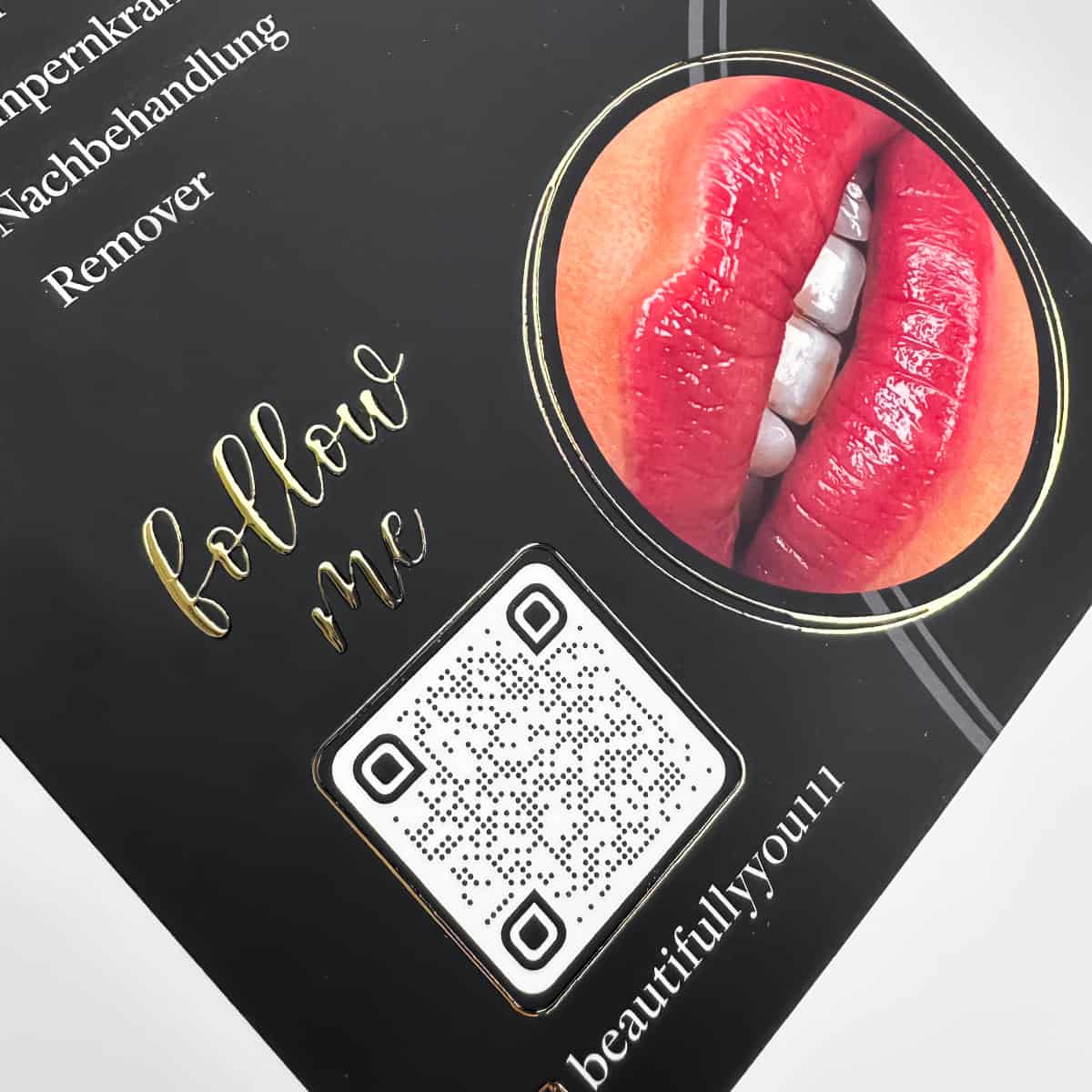 Exklusiver 6-seitiger Flyer / Faltblatt mit flüssigem Gold oder  Silber - Image 8