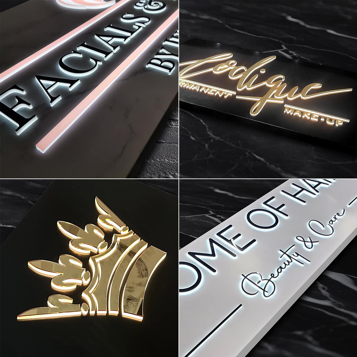 Leuchtreklame - LED - Lichtreklame - Beleuchtetes Werbeschild - Lichtwerbung - Aussenschild mit Licht - Image 2