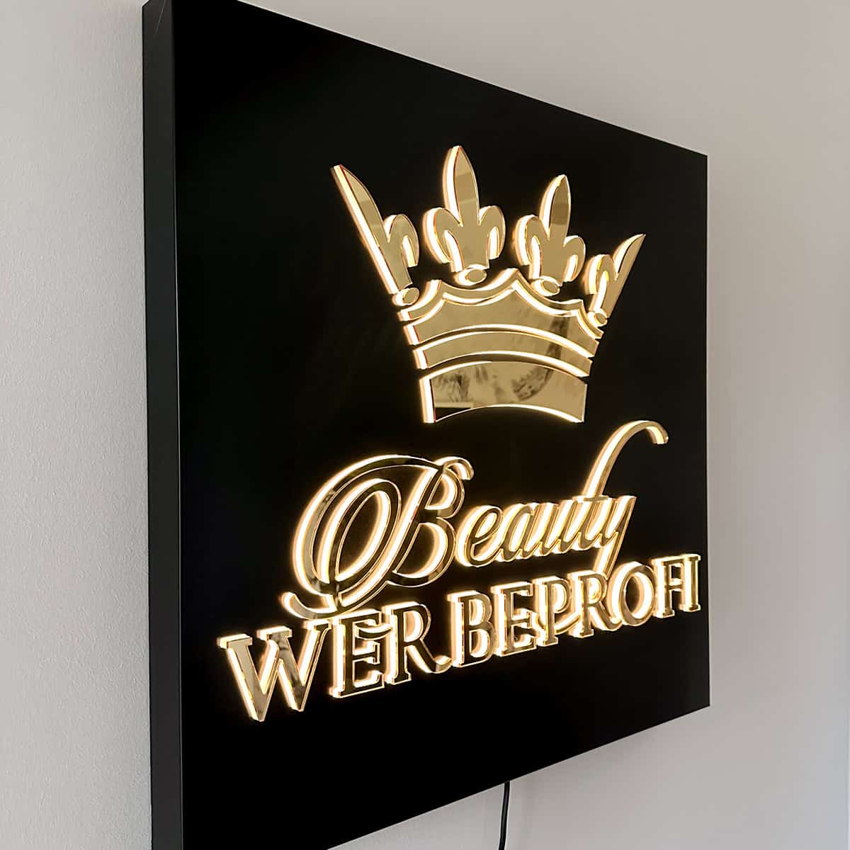 Leuchtreklame - LED - Lichtreklame - Beleuchtetes Werbeschild - Lichtwerbung - Aussenschild mit Licht - Image 4