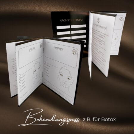 Behandlungspass / Behandlungsprotokoll z.B. für Botox oder Hyaluron