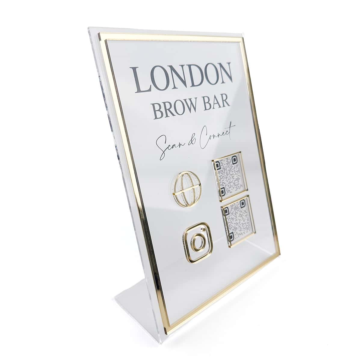 Social Media / Bewerten & Follow & Chat / Aufsteller - Google, Whatsapp, Instagram – Bild 3